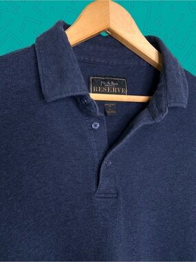 Jos A Bank Knitted Popover Button Down Shirt